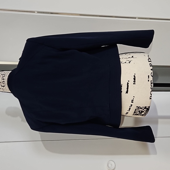 White house black Market blue jacket size 10 - Picture 2 of 4